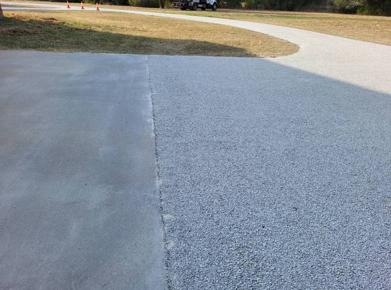 Chip seal driveway construction - Zook Services