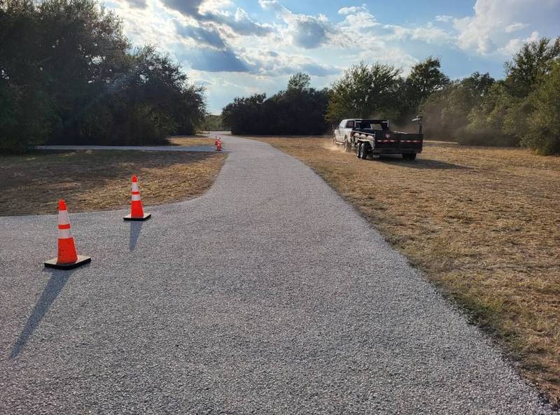 Driveway construction in progress - Zook Services